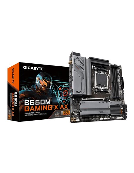 Материнская плата Gigabyte B650M GAMING X AX, AM5, AMD B650, Micro-ATX