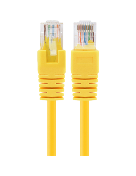 Patch cord Cablexpert PP12-0.25M/Y, CAT5e UTP, 0,25m, Galben