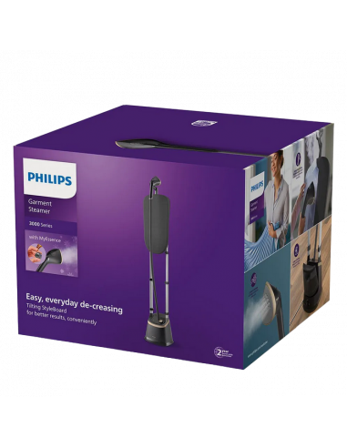 Aparat de călcat cu aburi staționar Philips STE3170/80, Negru