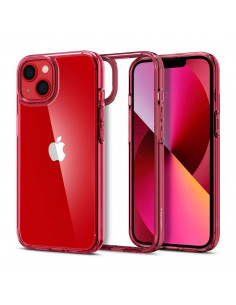 Чехол Spigen iPhone 13, Ultra Hybrid, Red Crystal 2