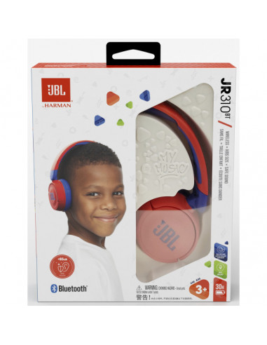 Căști JBL JR310BT, Roșu