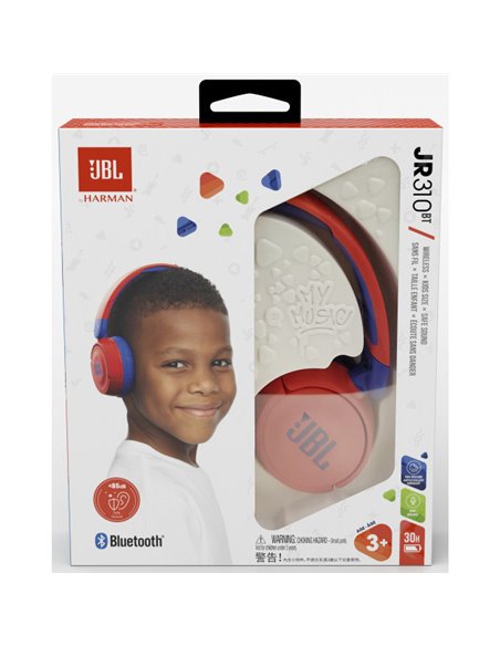 Căști JBL JR310BT, Roșu