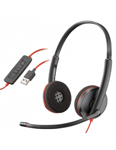 Căști Plantronics Blackwire C3220, Negru