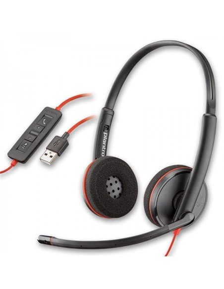 Căști Plantronics Blackwire C3220, Negru