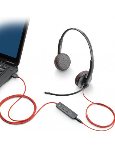 Наушники Plantronics Blackwire C3220, Чёрный