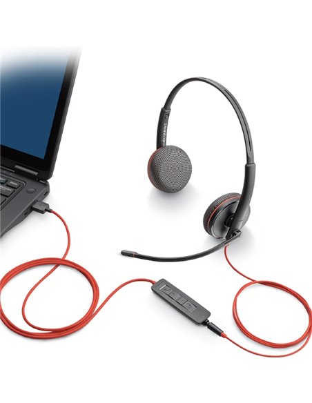 Căști Plantronics Blackwire C3220, Negru