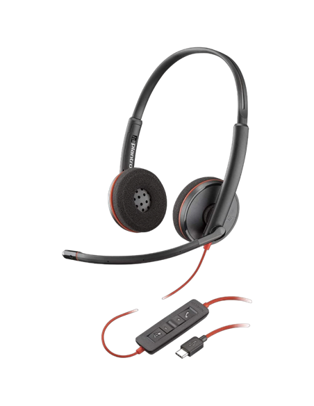 Căști Plantronics Blackwire C3220, Negru