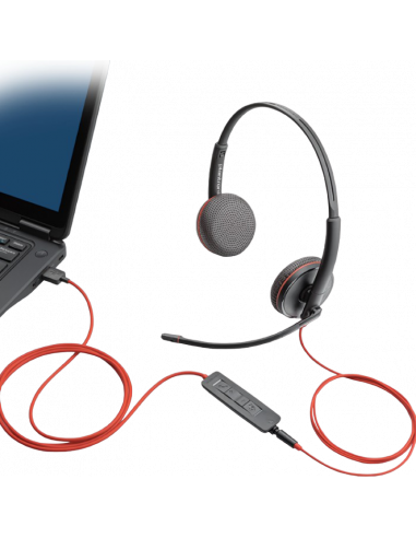Наушники Plantronics Blackwire C3220, Чёрный