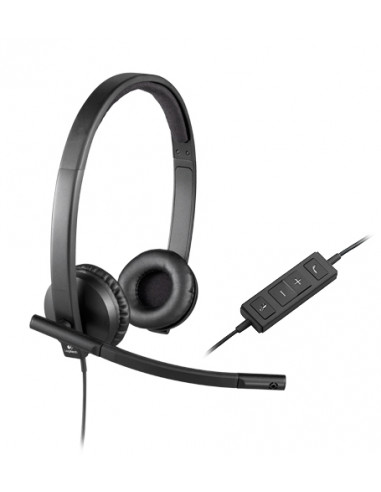 Căști Logitech H570E, Negru