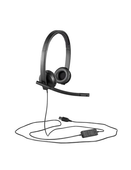 Căști Logitech H570E, Negru
