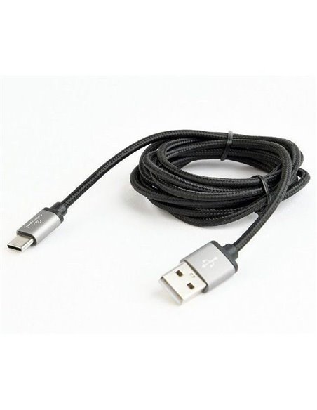 Кабель для зарядки и синхронизации Cablexpert CCB-mUSB2B-AMCM-6, USB Type-A/USB Type-C, 1,8м, Чёрный