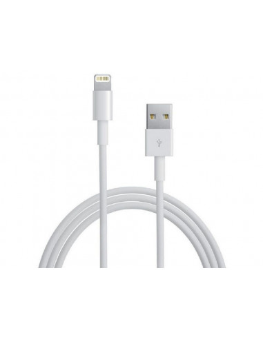 Cablu încărcare și sincronizare Apple Lightning to USB Cable, USB Type-A/Lightning, 1m, Alb