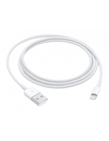 Cablu încărcare și sincronizare Apple Lightning to USB Cable, USB Type-A/Lightning, 1m, Alb