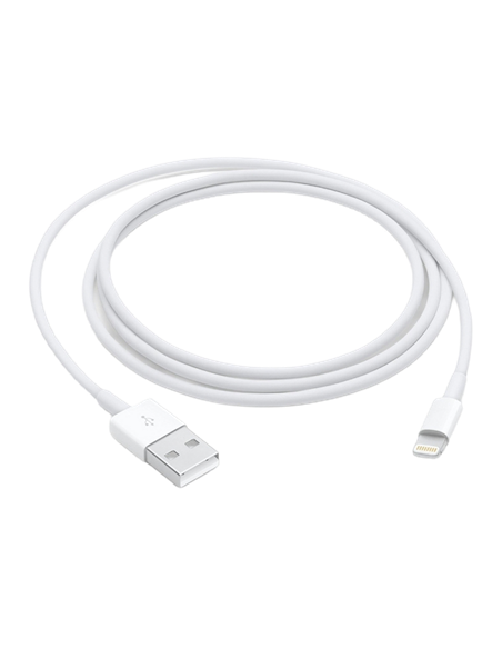 Cablu încărcare și sincronizare Apple Lightning to USB Cable, USB Type-A/Lightning, 1m, Alb Cablu încărcare și sincronizare Apple Lightning to USB Cable, USB Type-A/Lightning, 1m, Alb