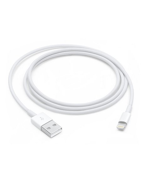 Cablu încărcare și sincronizare Apple Lightning to USB Cable, USB Type-A/Lightning, 1m, Alb Cablu încărcare și sincronizare Apple Lightning to USB Cable, USB Type-A/Lightning, 1m, Alb