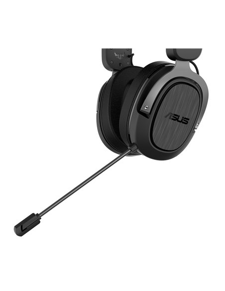 Căști gaming ASUS TUF Gaming H3, Wireless, Metalic
