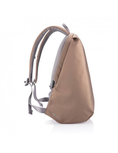 Rucsac pentru Laptop Bobby Soft, 15.6", Textil, Cafeniu