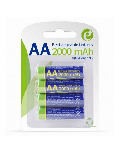 Acumulatori Energenie EG-BA-AA20R4-01, AA, 2000mAh, 4buc.
