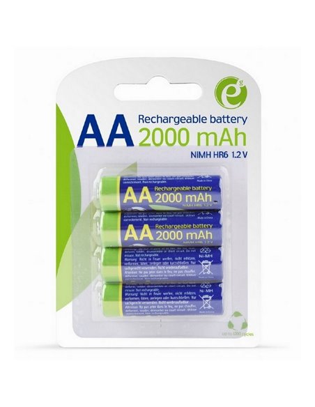 Аккумуляторы Energenie EG-BA-AA20R4-01, AA, 2000мА·ч, 4шт. Аккумуляторы Energenie EG-BA-AA20R4-01, AA, 2000мА·ч, 4шт.