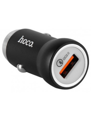 Автомобильное зарядное устройство Hoco Z4 Single USB charging adapter, QC2.0, 12Вт, Чёрный