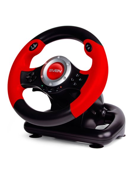 Игровой руль SVEN GC-W400, Красный/Черный