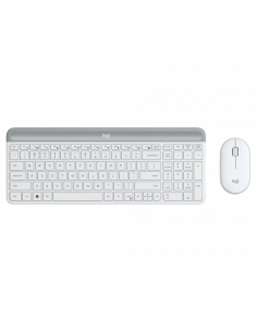 Set Tastatură + Mouse Logitech MK470, Fără fir, Alb
