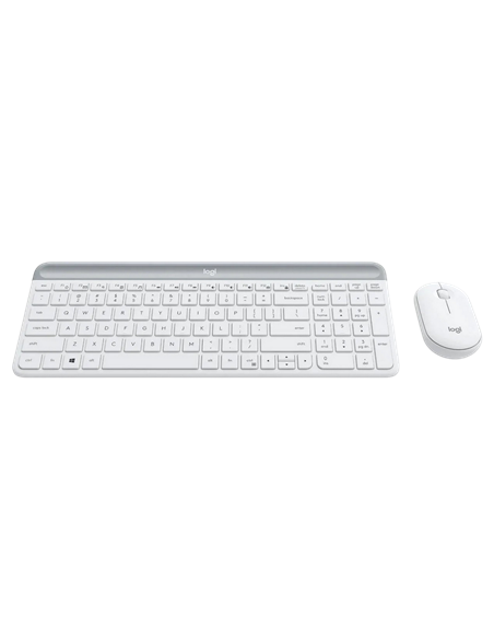 Set Tastatură + Mouse Logitech MK470, Fără fir, Alb