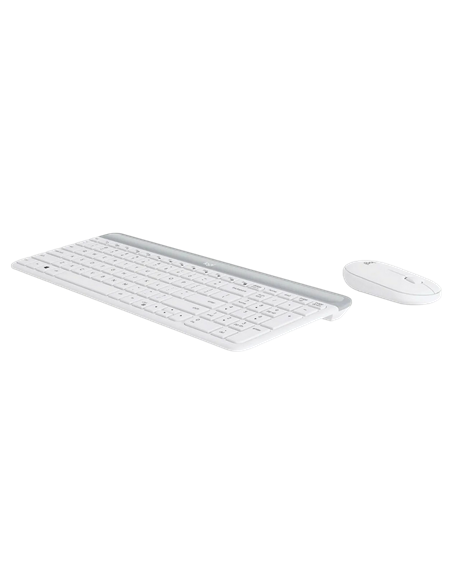 Set Tastatură + Mouse Logitech MK470, Fără fir, Alb