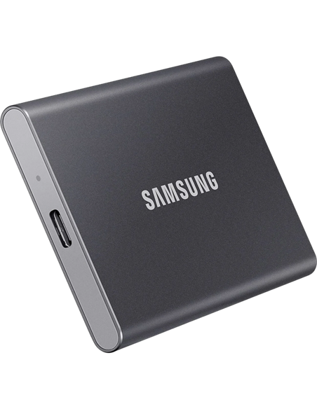 SSD portabil extern Samsung T7, 500 GB, Grey (MU-PC500T/WW)