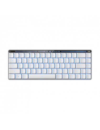 Tastatură ASUS ROG Falchion, Fără fir, Alb