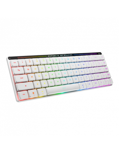 Tastatură ASUS ROG Falchion, Fără fir, Alb