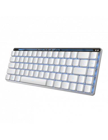 Tastatură ASUS ROG Falchion, Fără fir, Alb