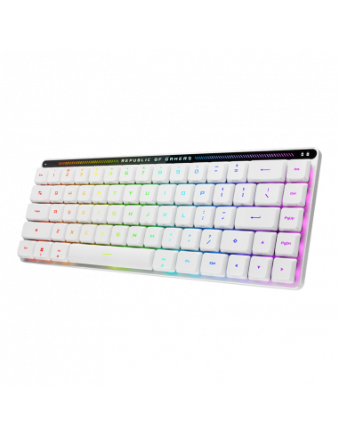 Клавиатура ASUS ROG Falchion, Беспроводное, Белый