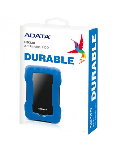 Внешний портативный жесткий диск ADATA HD330, 1 ТБ, Синий (AHD330-1TU31-CBL)