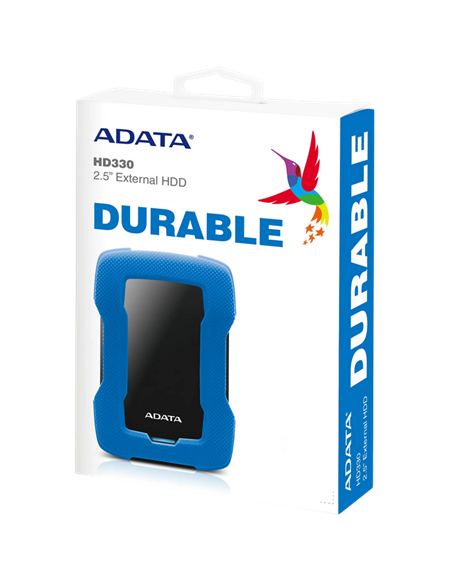 Внешний портативный жесткий диск ADATA HD330, 1 ТБ, Синий (AHD330-1TU31-CBL)