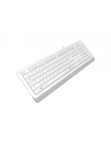 Tastatură A4Tech FK10, Cu fir, Alb /Gri