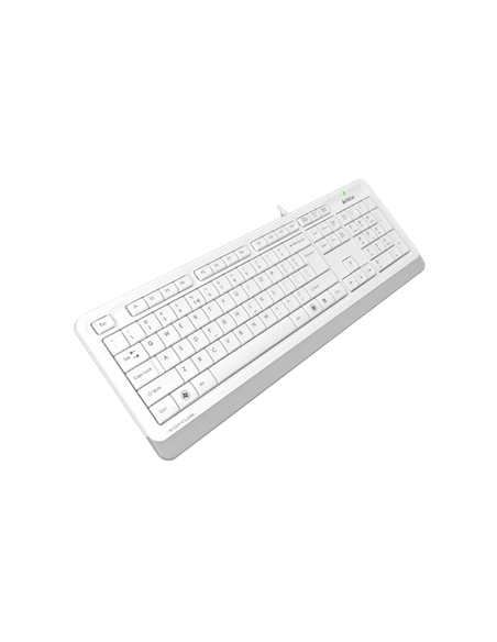Tastatură A4Tech FK10, Cu fir, Alb /Gri