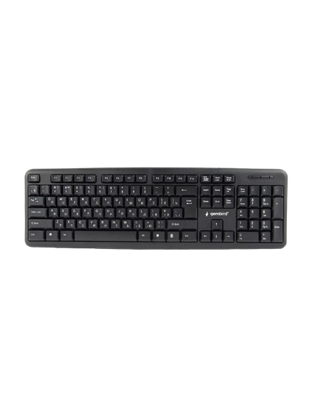 Tastatură Gembird KB-U-103-RU, Cu fir, Negru