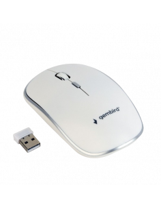 Mouse Wireless Gembird MUSW-4B-01-W, Alb