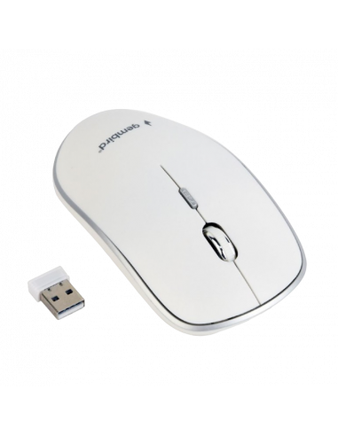Mouse Wireless Gembird MUSW-4B-01-W, Alb