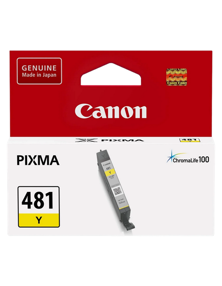 Cartuș de cerneală Canon CLI-481, 5,6ml, Galben