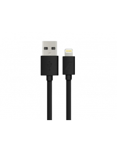 Кабель для зарядки и синхронизации Xpower Lightning cable, Flat, USB Type-A/Lightning, 1м, Чёрный