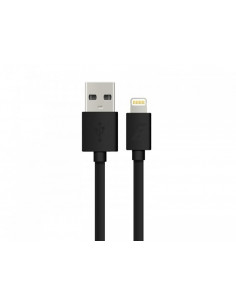 Кабель для зарядки и синхронизации Xpower Lightning cable, Flat, USB Type-A/Lightning, 1м, Чёрный 2