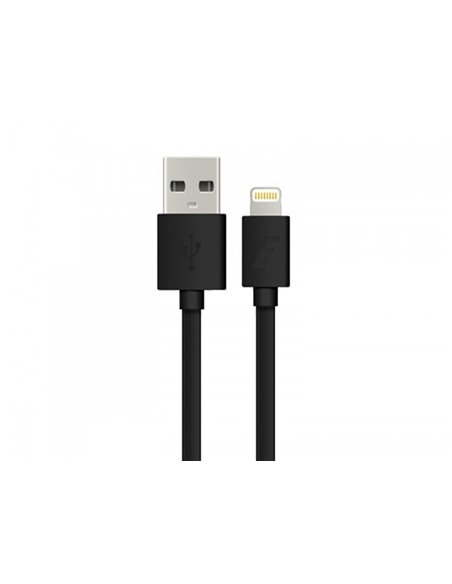 Кабель для зарядки и синхронизации Xpower Lightning cable, Flat, USB Type-A/Lightning, 1м, Чёрный