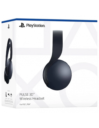 Căști gaming SONY Pulse 3D, Fără fir/Cu fir, Negru