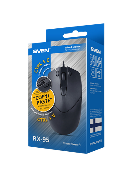 Mouse SVEN RX-95, Negru