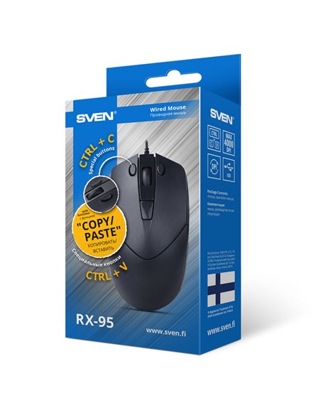 Mouse SVEN RX-95, Negru