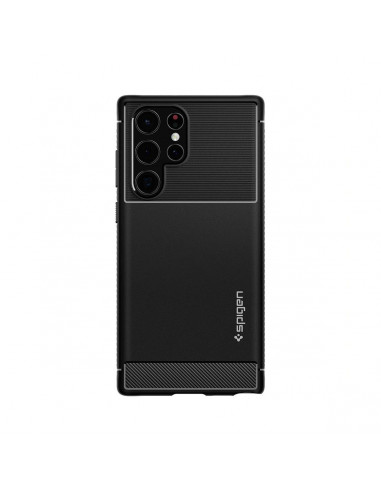 Чехол Spigen Samsung S22 Ultra, Rugged Armor, Матовый черный