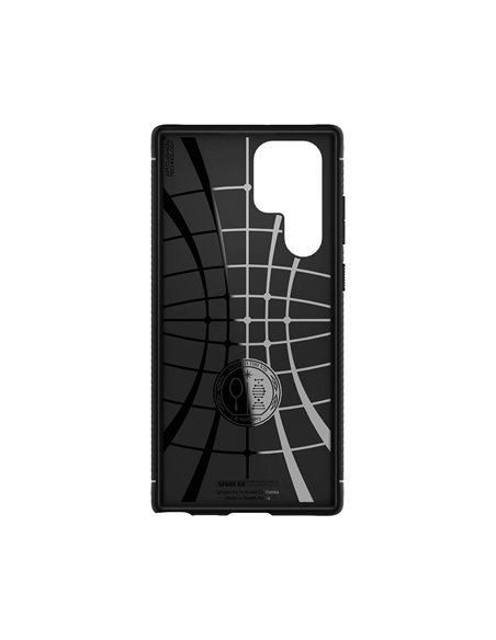 Husă Spigen Samsung S22 Ultra, Rugged Armor, Negru mat