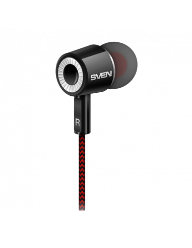 Căști SVEN E-108, Negru/Rosu